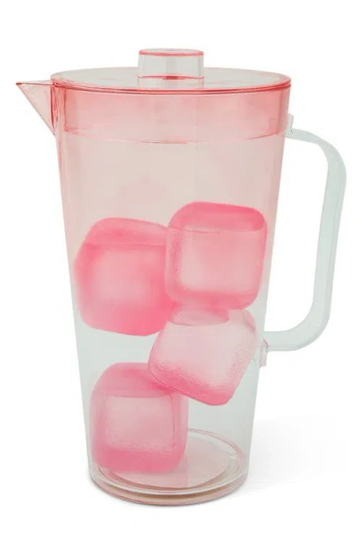 Core Home Pitcher & Ice Cube Set In Pink
