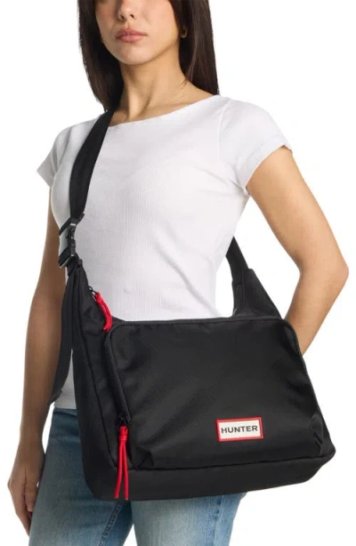 Hunter Commute Messenger Bag In Black