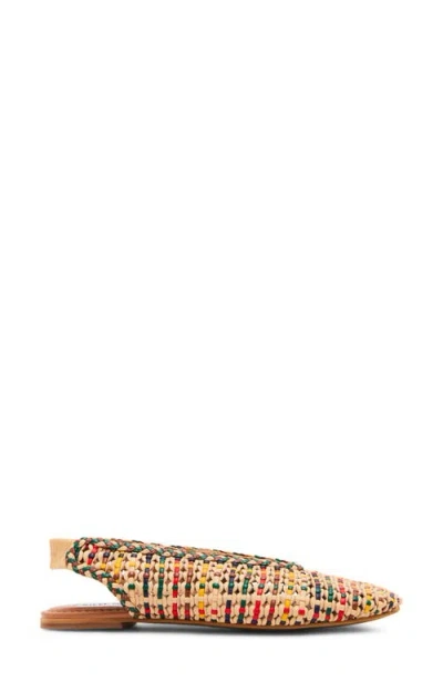 Steve Madden Rumi Slingback Flat In Multi