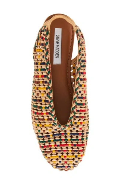 Steve Madden Rumi Slingback Flat In Multi
