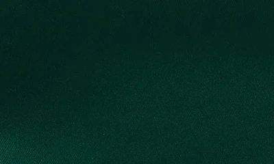 Construct Solid Satin Pocket Square In Green