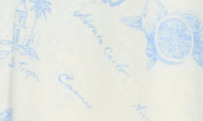 Bobeau Split Neck Top In White