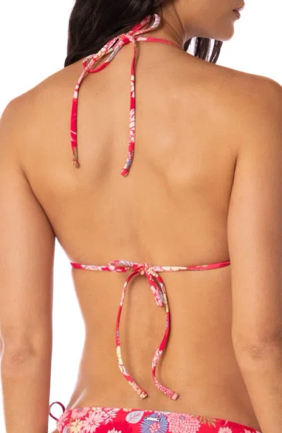 Maaji Balmy Reversible Bikini Top In Multi