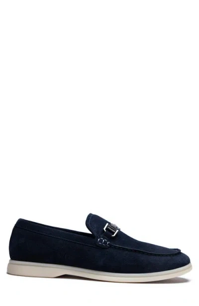 Tailorbyrd Mikey Bit Loafer In Blue
