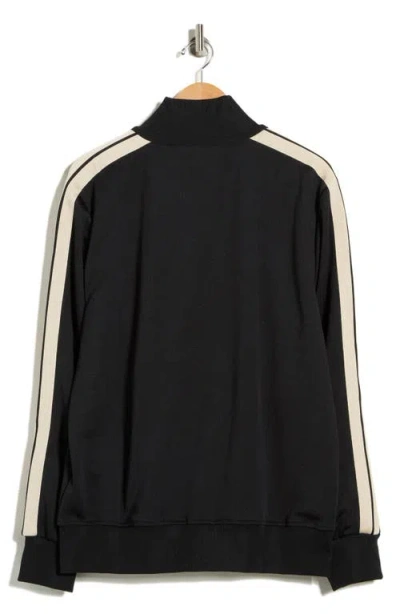 Palm Angels Classic Logo Black Sweatshirt With Logo Printed On The Front In Tech Fabric Man