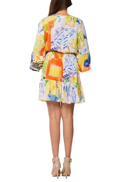 Ranee's Ranees Relaxed Patchwork Minidress In Multi