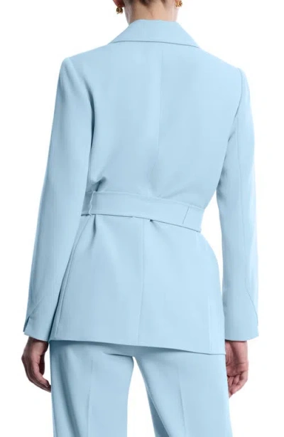 Bcbgmaxazria Belted Tailored Jacket In Blue