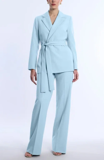Bcbgmaxazria Belted Tailored Jacket In Blue