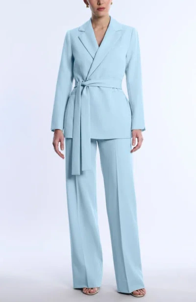 Bcbgmaxazria Belted Tailored Jacket In Blue
