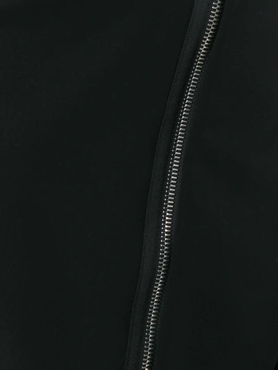 Shop Givenchy Asymmetric Ruffle Trim Skirt - Black