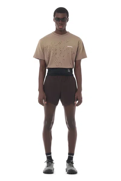 Satisfy Mothtech Muscle Tee In Brown