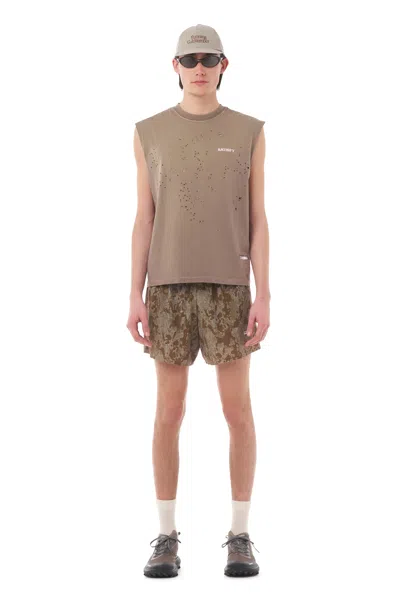 Satisfy Mothtech Muscle Tee In Gray