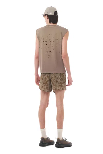 Satisfy Mothtech Muscle Tee In Gray