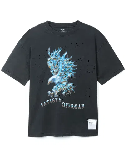 Satisfy Mothtech Offroad Tee In Black