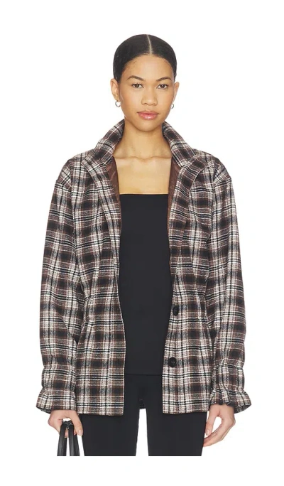 4th & Reckless Perry Jacket In Brown