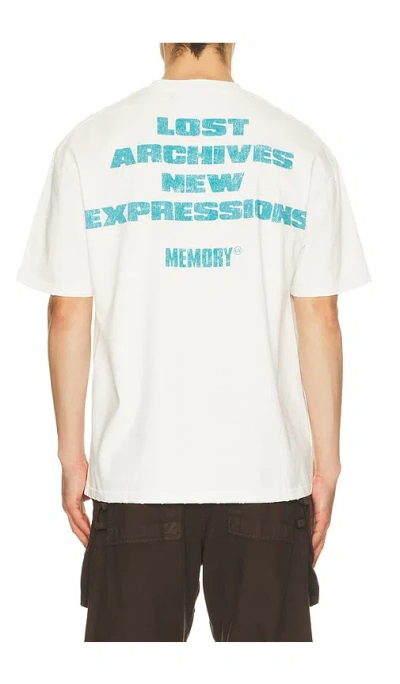 Memory Lane Alpha Tee In White