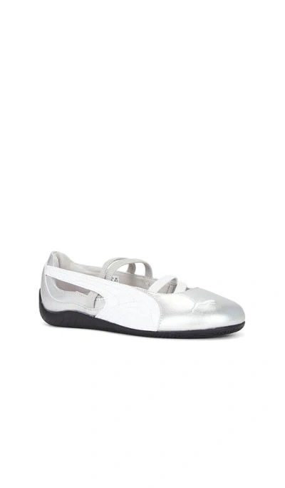 Puma Speedcat Ballet Metallic Women S Shoes In Silver