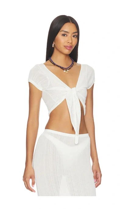 Solid & Striped The Rianne Top In White