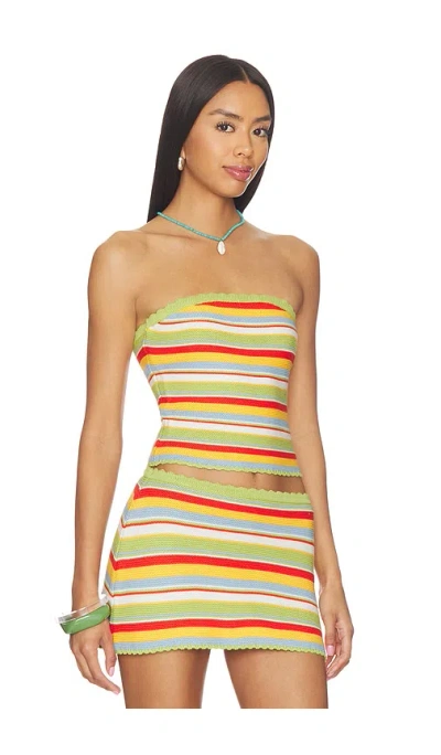 Solid & Striped The Celeste Tube Top In Multi