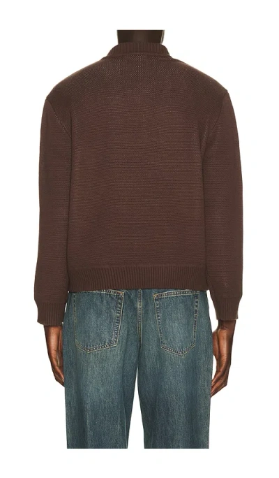 House Of Sunny Daily Grind Jacquard Knit V Neck Sweater In Multi