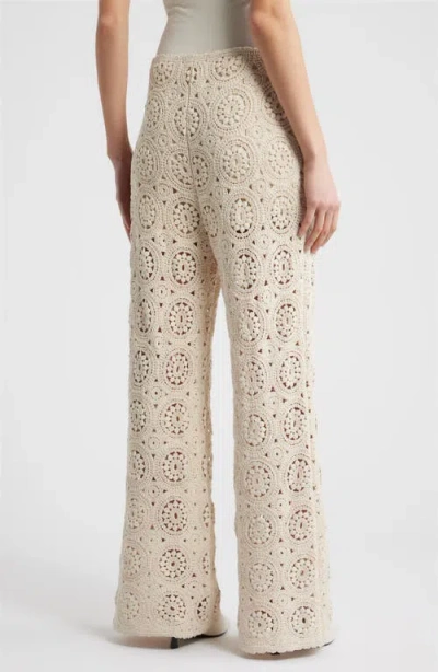 Frame The Crochet Pant In Brown
