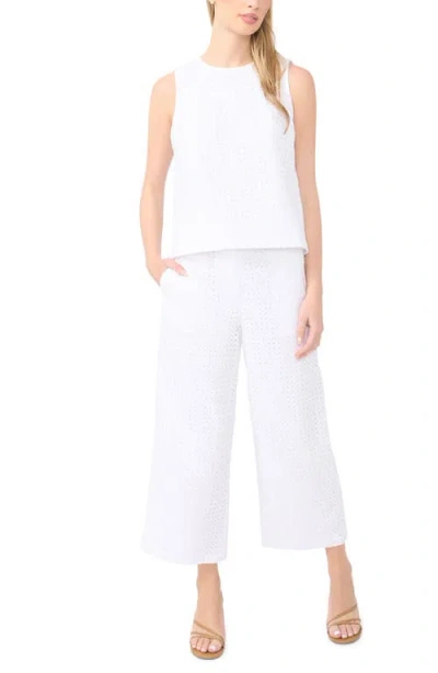 Halogenr Halogen(r) Eyelet Embroidery Shell In White