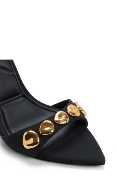 Aldo Leara Ankle Strap Pointed Toe Sandal In Black