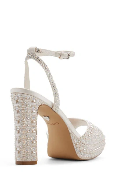 Aldo Chicgleam Ankle Strap Platform Sandal In Multi