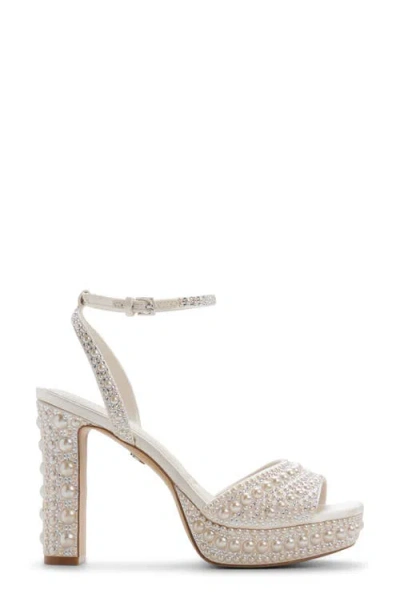 Aldo Chicgleam Ankle Strap Platform Sandal In Multi