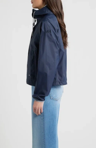 Helly Hansen Koster 2.5-layer Waterproof/windproof Rain Jacket In Blue