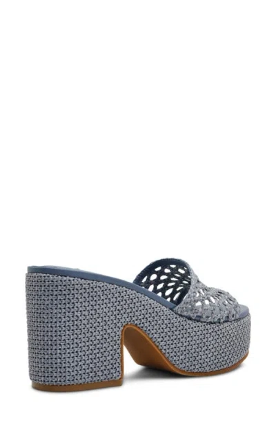 Steve Madden Torch Platform Slide Sandal In Multi