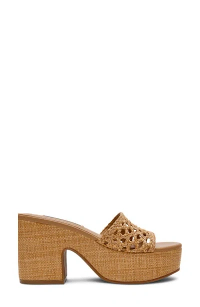 Steve Madden Torch Platform Slide Sandal In Multi