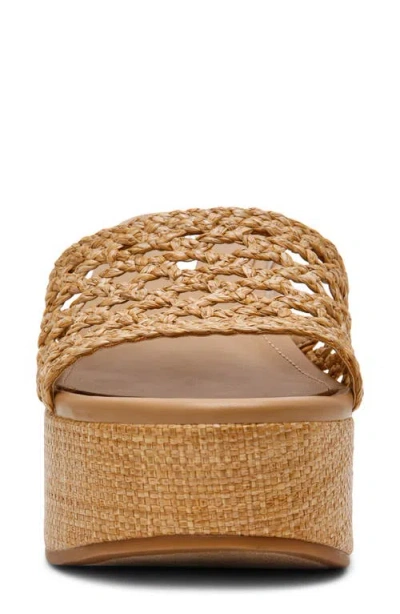 Steve Madden Torch Platform Slide Sandal In Multi