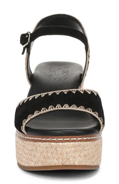 Naturalizer Della Platform Ankle Strap Sandal In Black