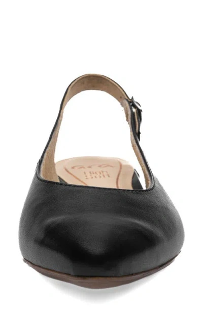 Ara Pixie Slingback Pump In Black