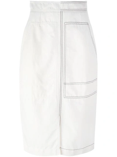 Stella Mccartney Stitched Patch Pocket Skirt