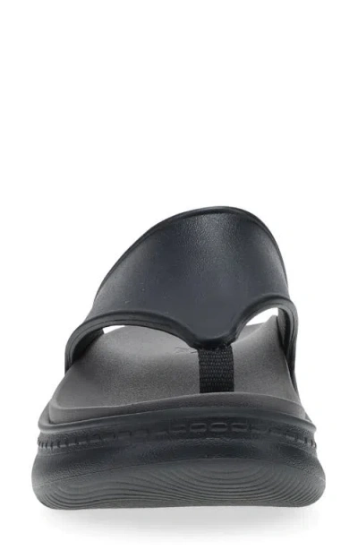 Dansko Devyn Platform Flip Flop In Black
