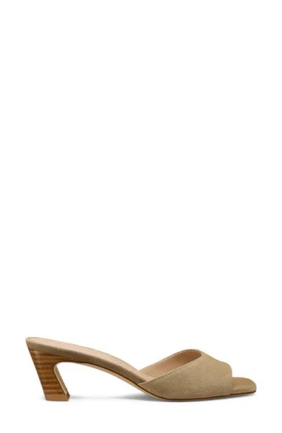Stuart Weitzman 50mm Stassi Suede Mules In Green