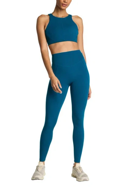 Spanx ® Shape™ Booty Boost® Side Pocket Leggings In Blue
