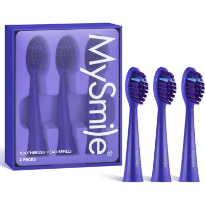 Mysmile Dy156 Electric Toothbrush Replacement Heads In Blue