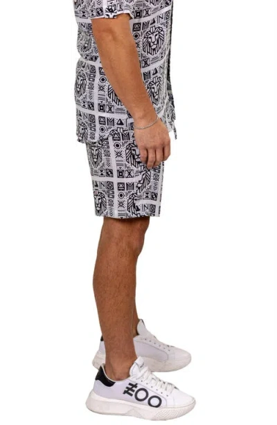 Maceoo Marthyr Drawstring Shorts In Multi