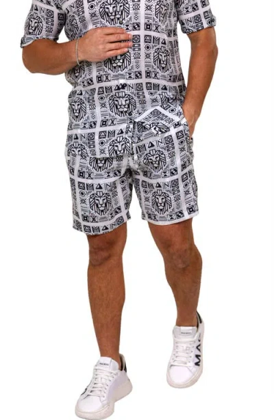 Maceoo Marthyr Drawstring Shorts In Multi