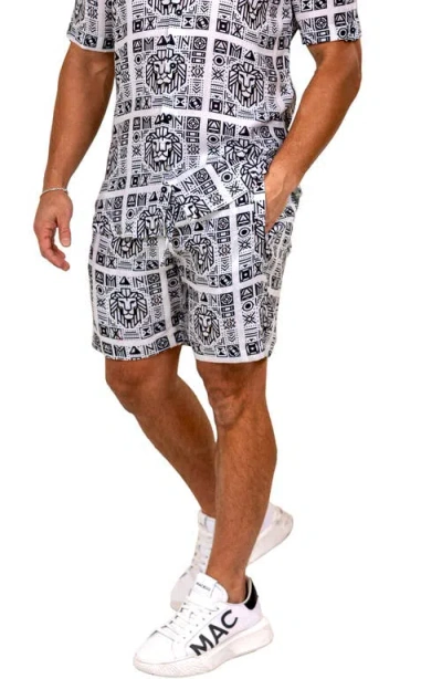 Maceoo Marthyr Drawstring Shorts In Multi