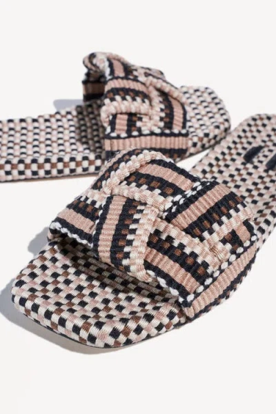 Amambaih Martina Flat Mules In Multi