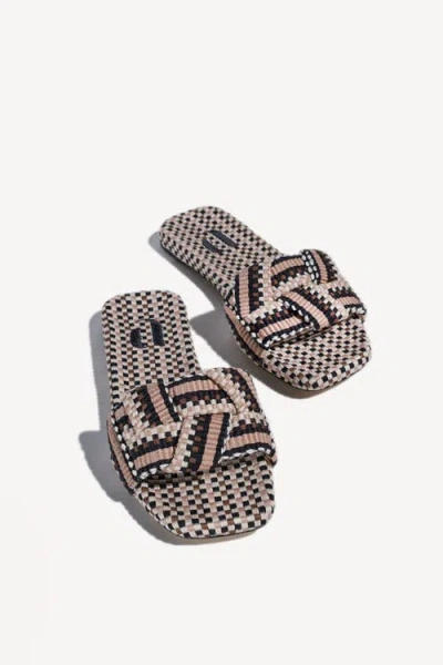 Amambaih Martina Flat Mules In Multi