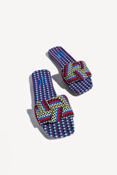 Amambaih Martina Flat Mules In Multi