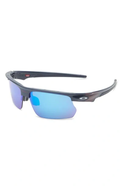 Oakley Bisphaera™ 68mm Oversize Gradient Prizm™ Rectangular Sunglasses In Blue
