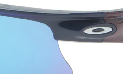 Oakley Bisphaera™ 68mm Oversize Gradient Prizm™ Rectangular Sunglasses In Blue