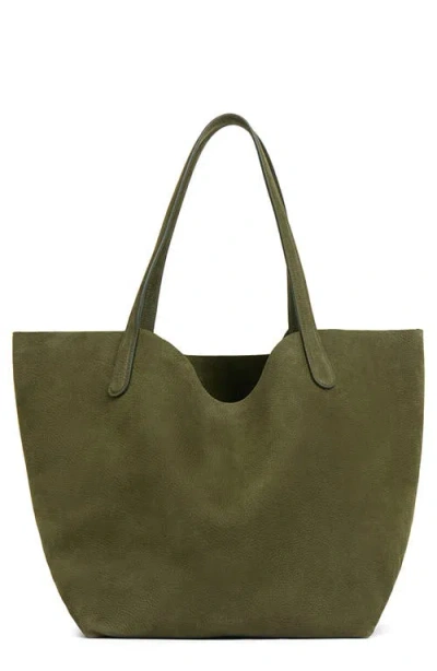 Mansur Gavriel Everyday Soft Suede Tote In Green