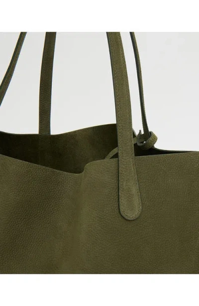 Mansur Gavriel Everyday Soft Suede Tote In Green
